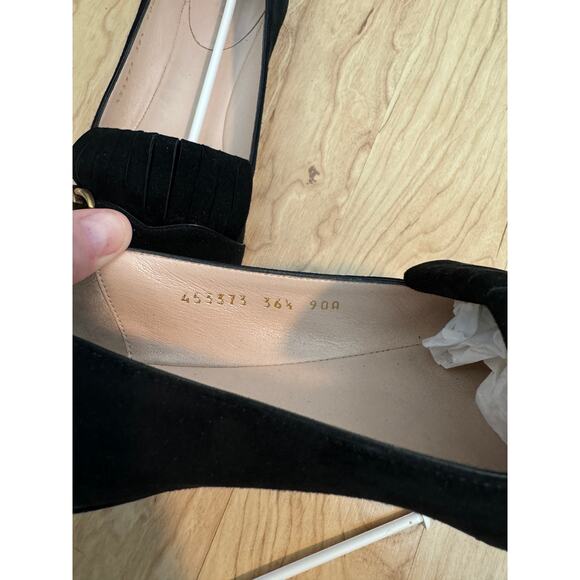 GUCCI GG Marmont Ballet Flats Suede - Picture 7 of 9